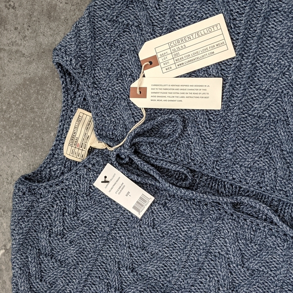 🎊HP🎊❄️$348 Current/Elliott Cable Fringe Sweater - Picture 5 of 9